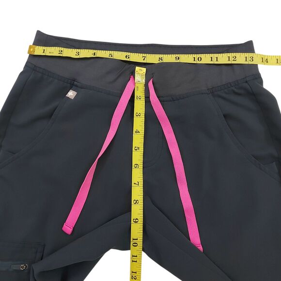 Figs Zamora Jogger Scrub Pants Womens XS Blue Comfort Nurse Utility Uniform Work - Picture 11 of 12